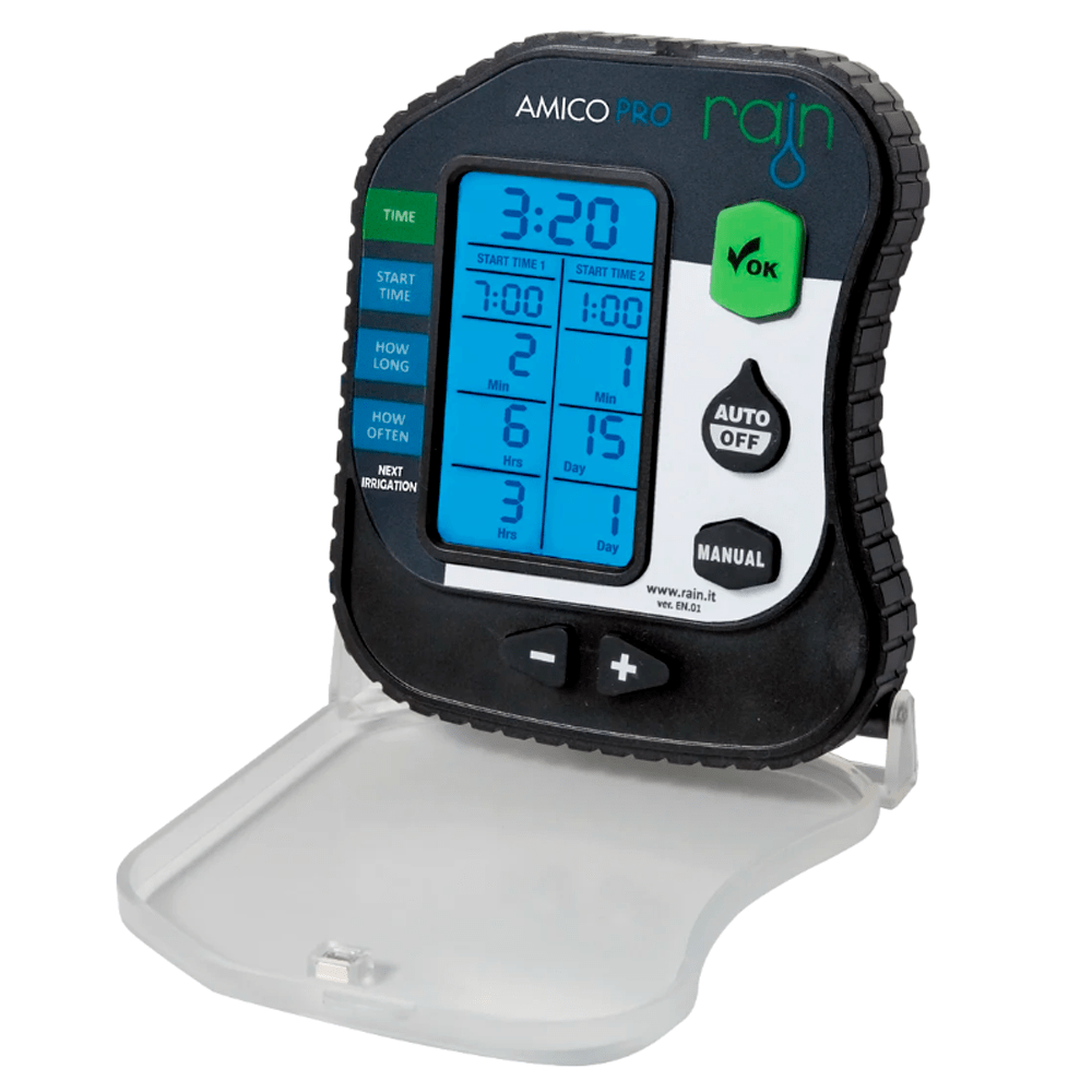 Programador De Riego A Pilas Rain Amico Pro - 2 Zonas_0