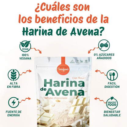 Harina De Avena Choco Blanco Torafood 1kg