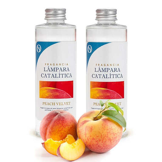 Pack Ahorro 2x Fragancia Para Lámpara Catalítica 500ml: Aroma Peach Velvet - Disfruta De Tu Aroma Favorito Más Tiempo_0