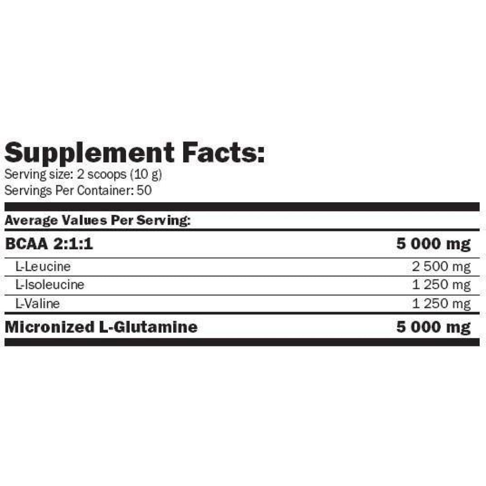 Glutamine + Bcaa 530 Gr Cola_1