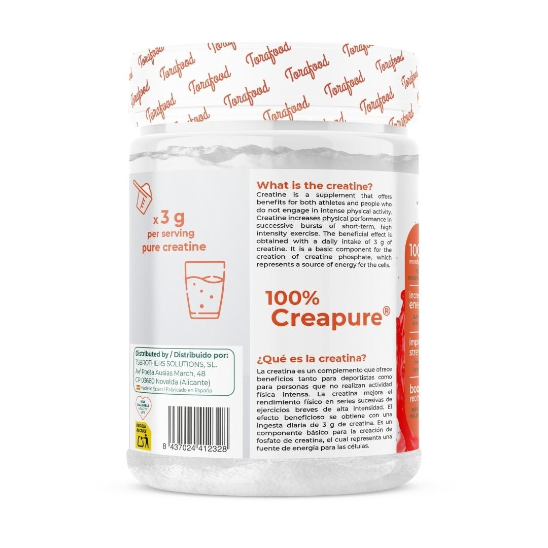 Creatina Creapure Sandía Torafood 320g