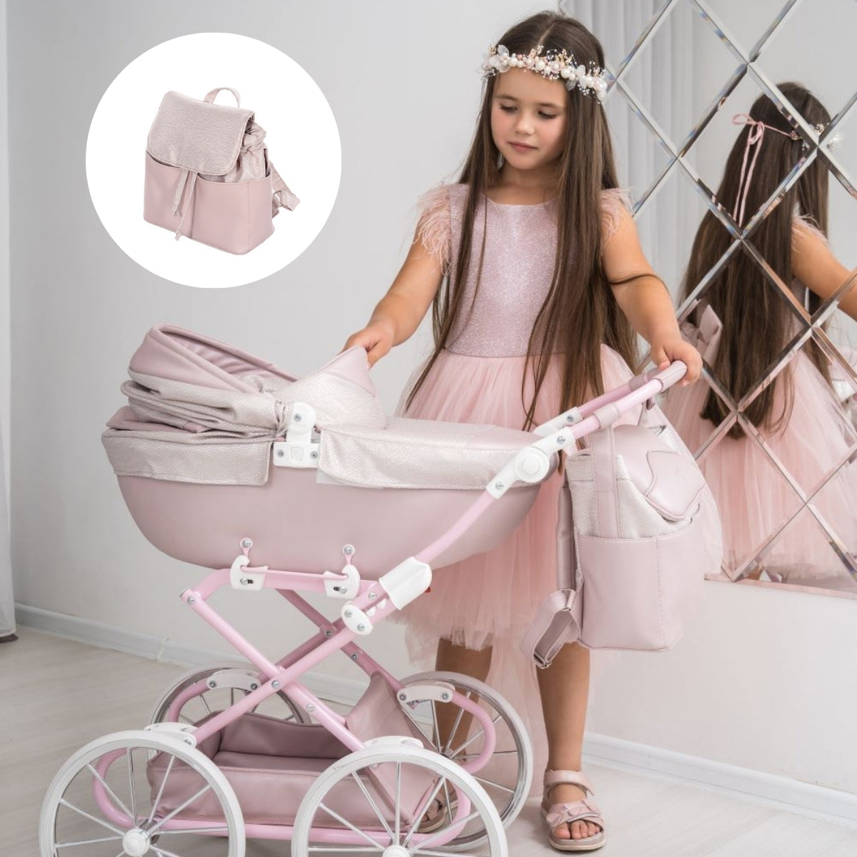Carro De Muñecas Dolce Classic_pink_4