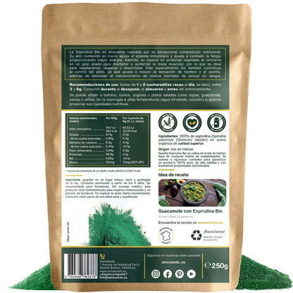Espirulina En Polvo Bio 250g_4
