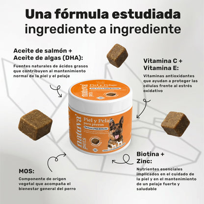 Pack Probiótico + Aceite De Salmón Para Perros. Suplementos Mascotas. 240 Masticables. Natuva Pets_3