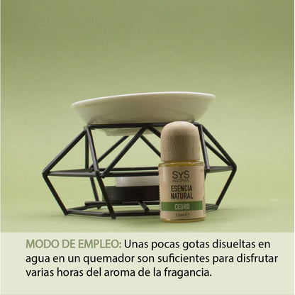 Esencia Natural Cedro SYS Aromas 12 ml | Aroma Oriental y Amaderado | Para Quemadores y Humidificadores_1