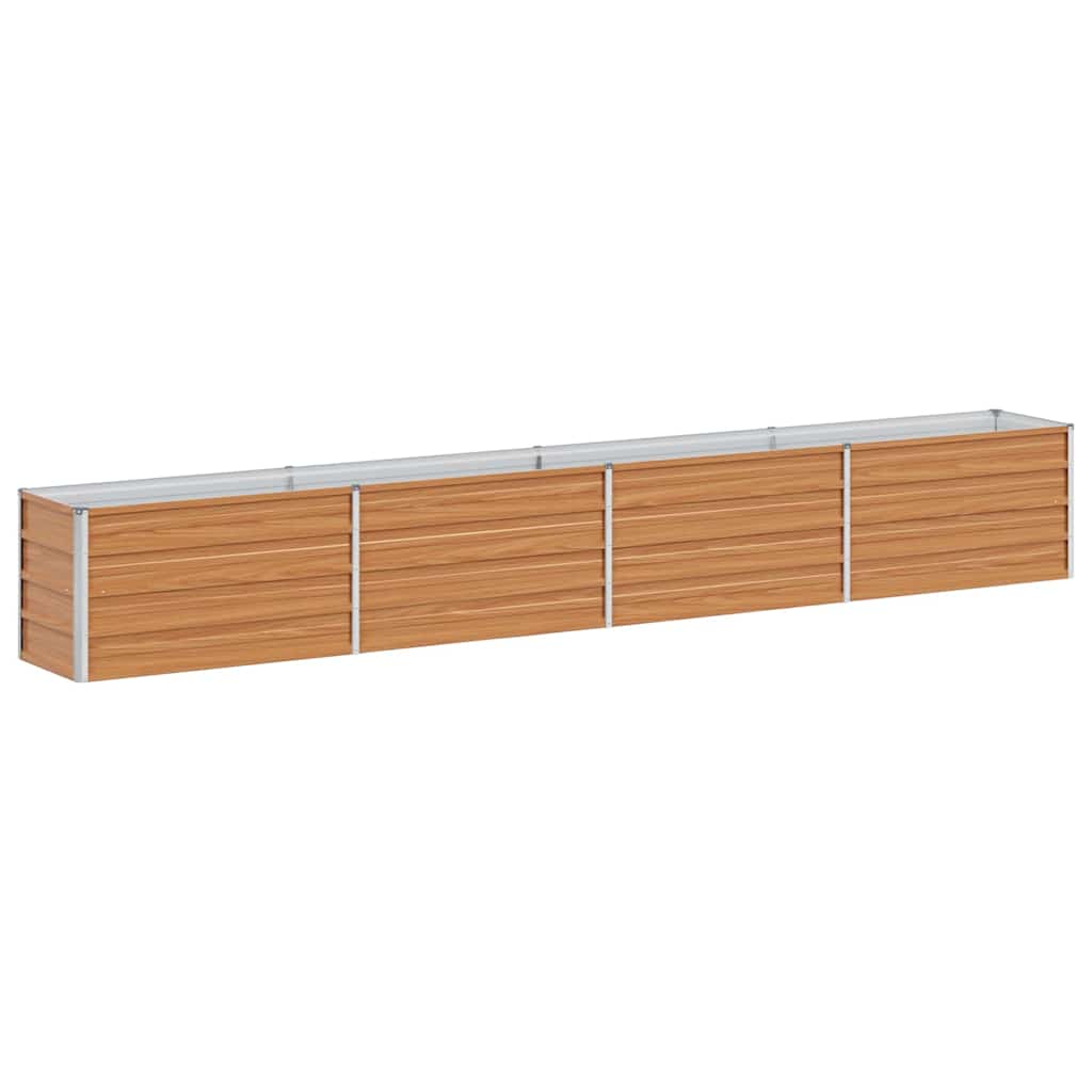 Arriate Elevado Marrón Claro 320 X 40 X 45 Cm Acero Galvanizado_0