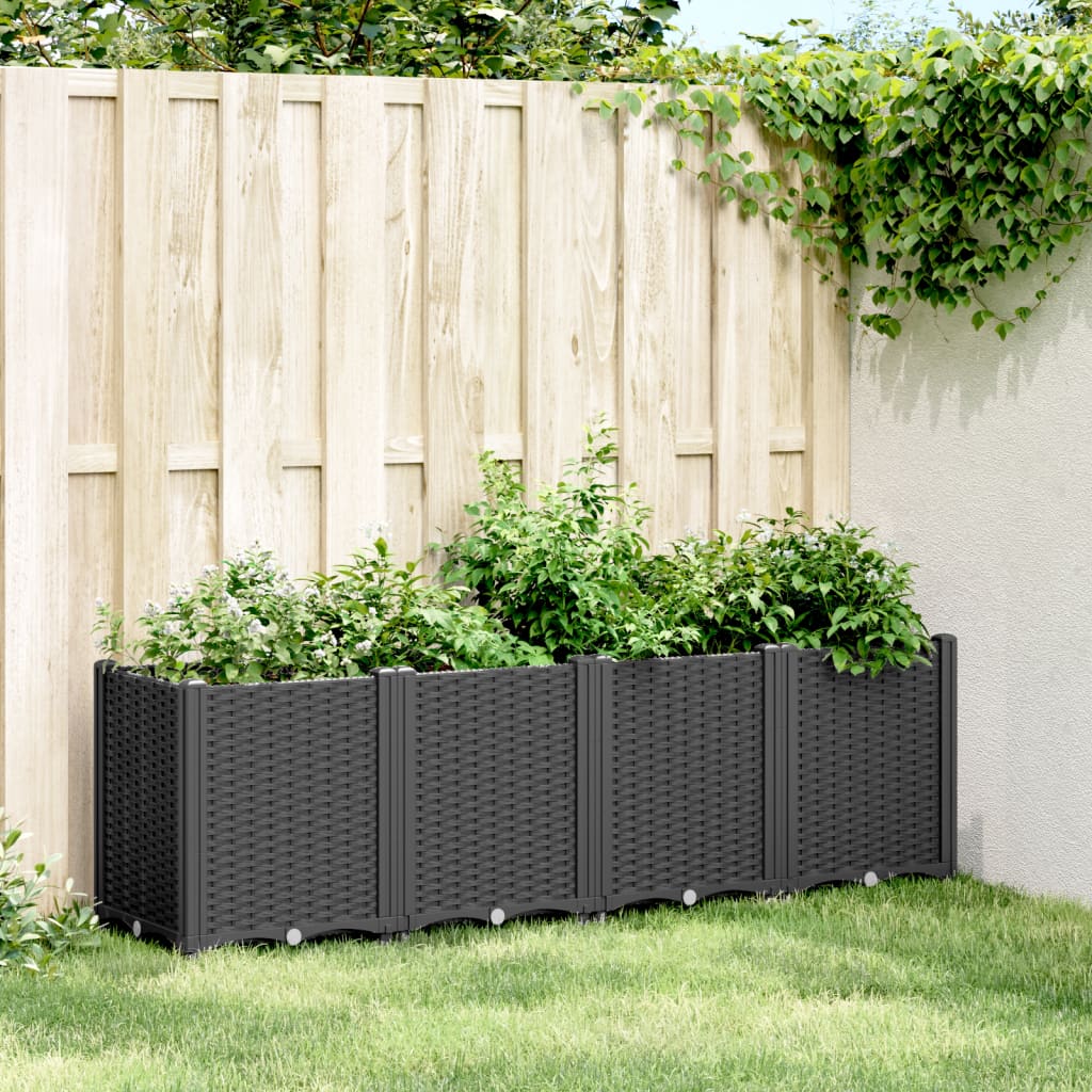 Jardinera Pp Negro 160x40x53 Cm_1