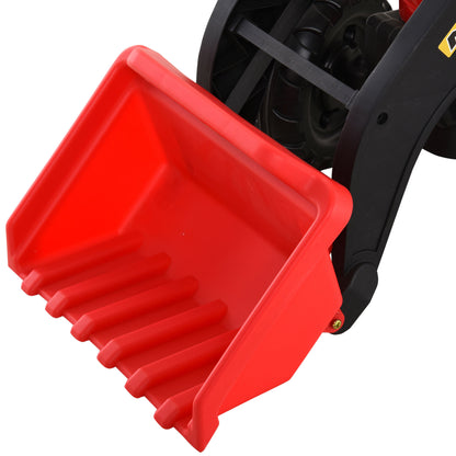 Homcom Tractor A Pedales Con Remolque Y Palas Para +3 Años 179x42x59 Cm Rojo_3