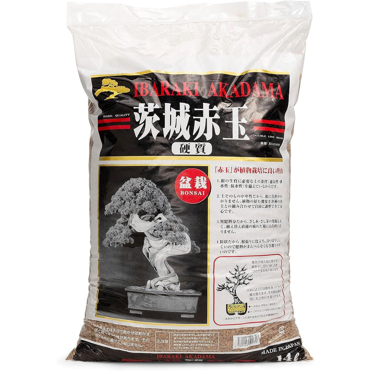 Akadama Ibaraki grano medio 6-15 mm 14 L