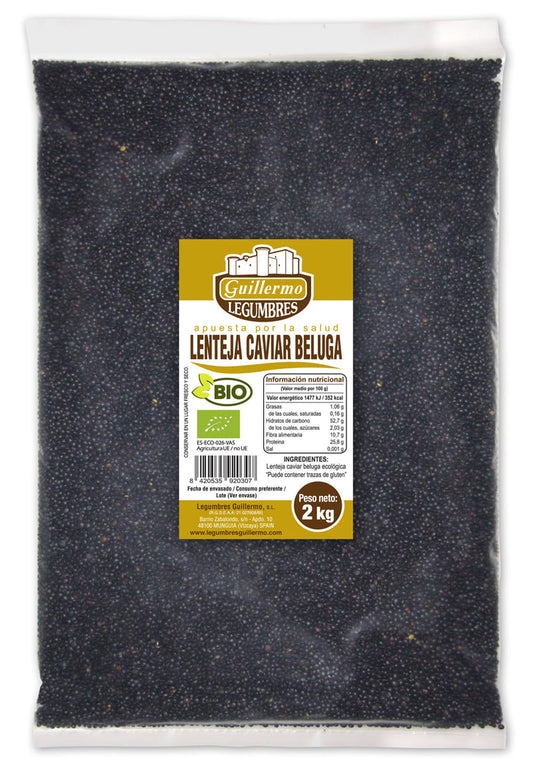 Lenteja Beluga Caviar Bio - 2 Kg, Bolsa_0