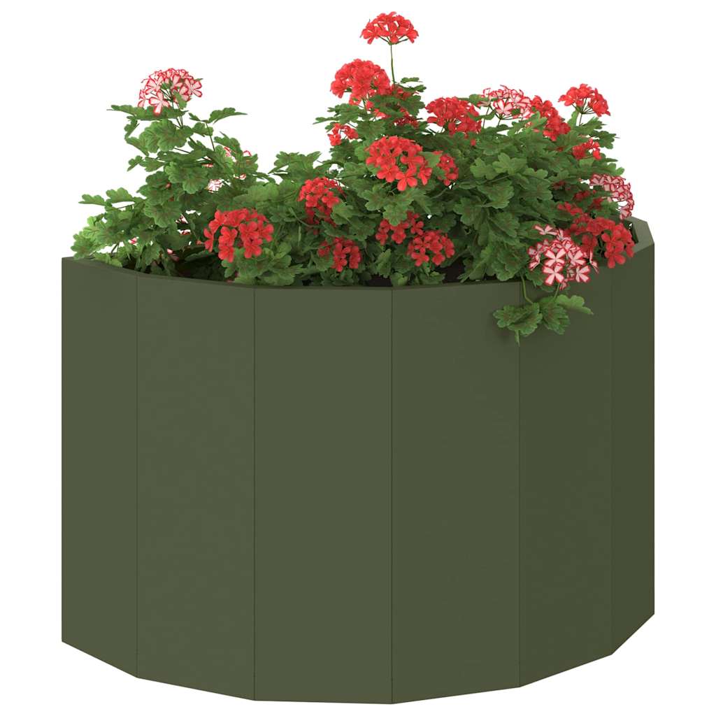 Jardinera Verde Oliva 60 X 30 X 35 Cm Acero_2
