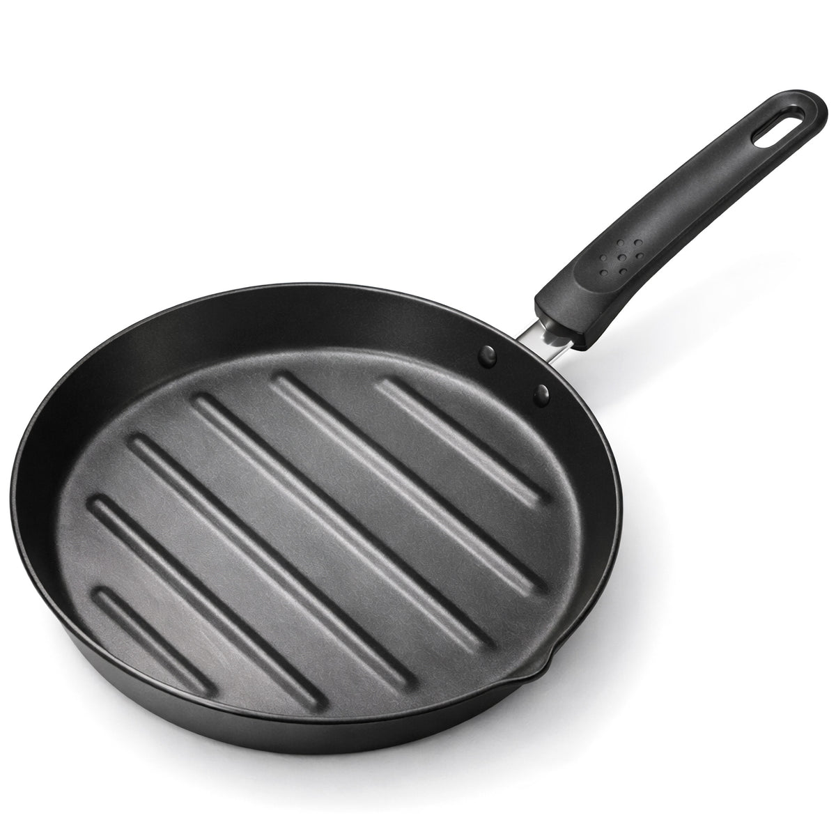 Briebe Grill Asador Sartén Inducción Acero Forjado 28cm Antiadherente Sin Pfoa, Fabricada En España, Mare, Azul_0