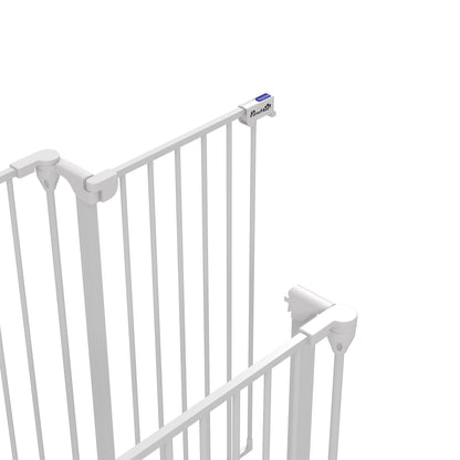 Pawhut Barrera Para Perros Plegable De Acero Con 3 Paneles 206x90cm Blanco_4