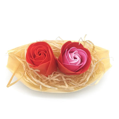 Barca Con Flores Para Regalo Invitados (rojo) - Rosas De Jabón Para Baño Aromático. Detalle Original Para Eventos_4