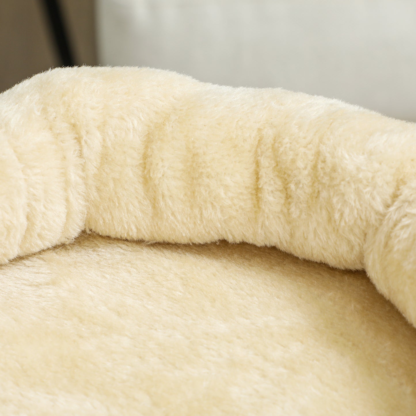 Pawhut Árbol Rascador Para Gatos Altura 66 Cm Con Cama Poste De Yute Beige_3