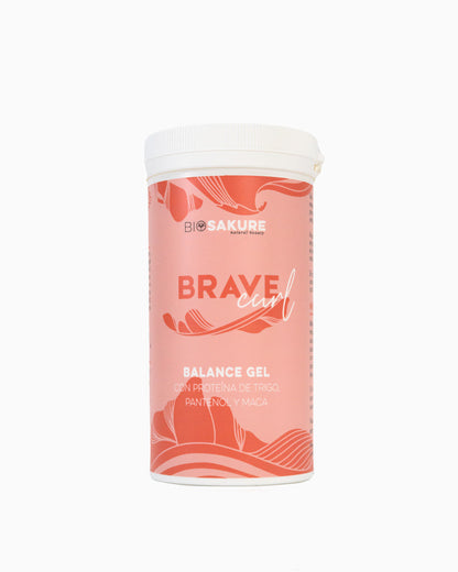 Gel Para Pelo Rizado Con Proteína, Más Encogimiento Brave Curl Gel 100 Ml Bio Sakure_3