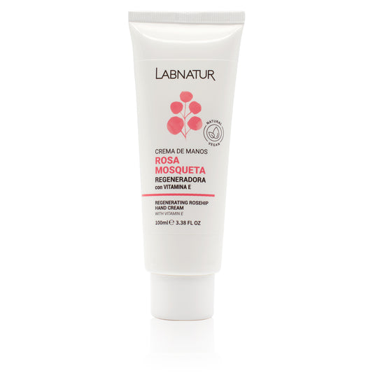 Crema de Manos de Rosa Mosqueta Labnatur 100 ml | Avellanas, Karité y Urea | Hidratación y Regeneración | Vegano_0