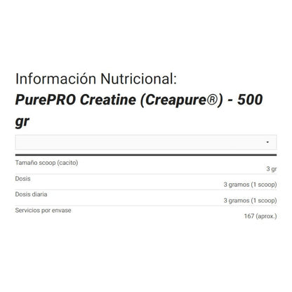 Purepro Creatine Creapure® 500 Gr_1