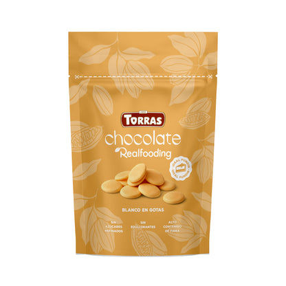 Cobertura gotas blanca Realfooding 200g
