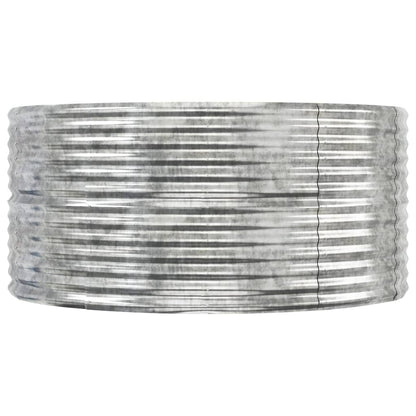 Jardinera Arriate Acero Galvanizado Plata 447x140x68 Cm_3