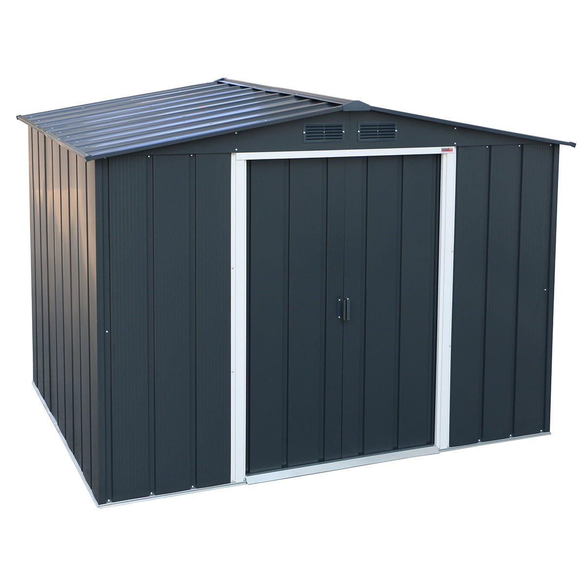 Duramax - Caseta Jardín - Eco Altea 8x6 - Metal - Color Gris Antracita_0