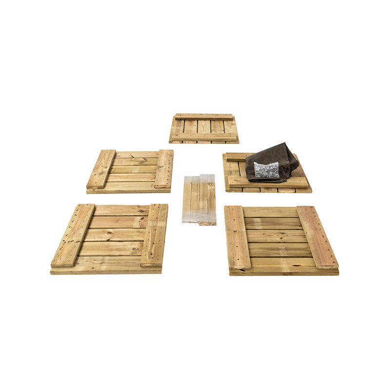 Jardinera De Madera Para Exterior Atrium Hortalia 40x40x40 Cm_4
