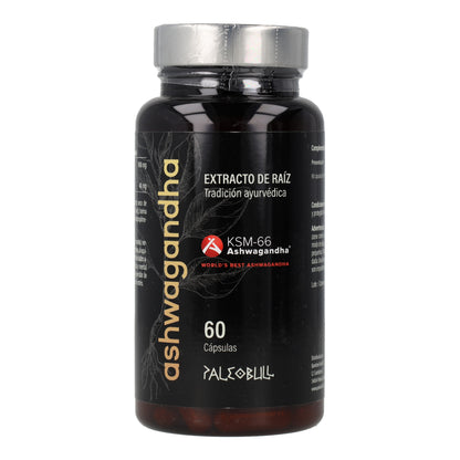 Ashwagandha KSM-66 Paleobull 60 cápsulas