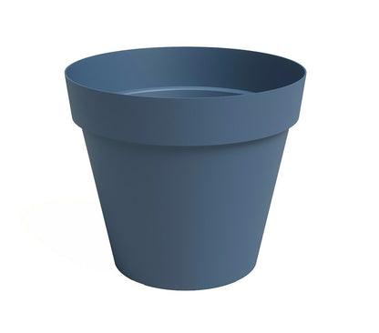 Artevasi Macetero De Plástico Capri Azul Grisáceo 25cm_0