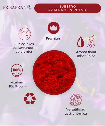 Azafrán En Polvo - Calidad Y Sabor | Frisafran 5 G_1