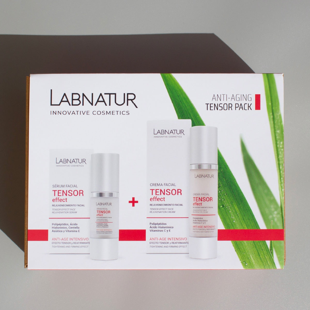Pack Anti-Aging Tensor Effect Labnatur | Sérum Facial y Crema Facial | Polipéptidos y Ácido Hialurónico | Vegano_2
