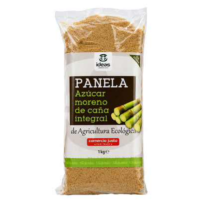 Panela BIO azúcar moreno de caña integral Ideas 1Kg
