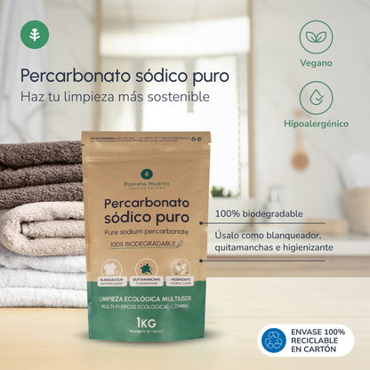 Pack 3x Percarbonato Sódico Planeta Huerto 1 Kg