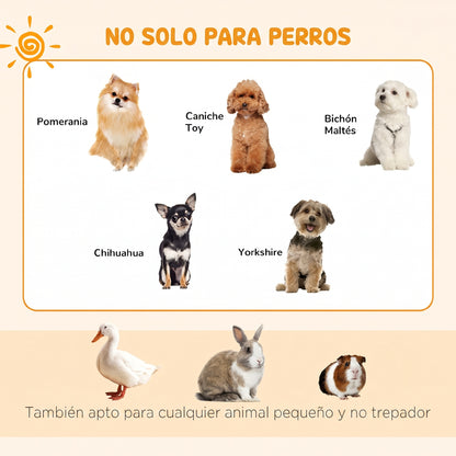 Pawhut Parque De Juegos Perros 8 Paneles 61x61 Cm Plegable De Metal Con Puerta_4