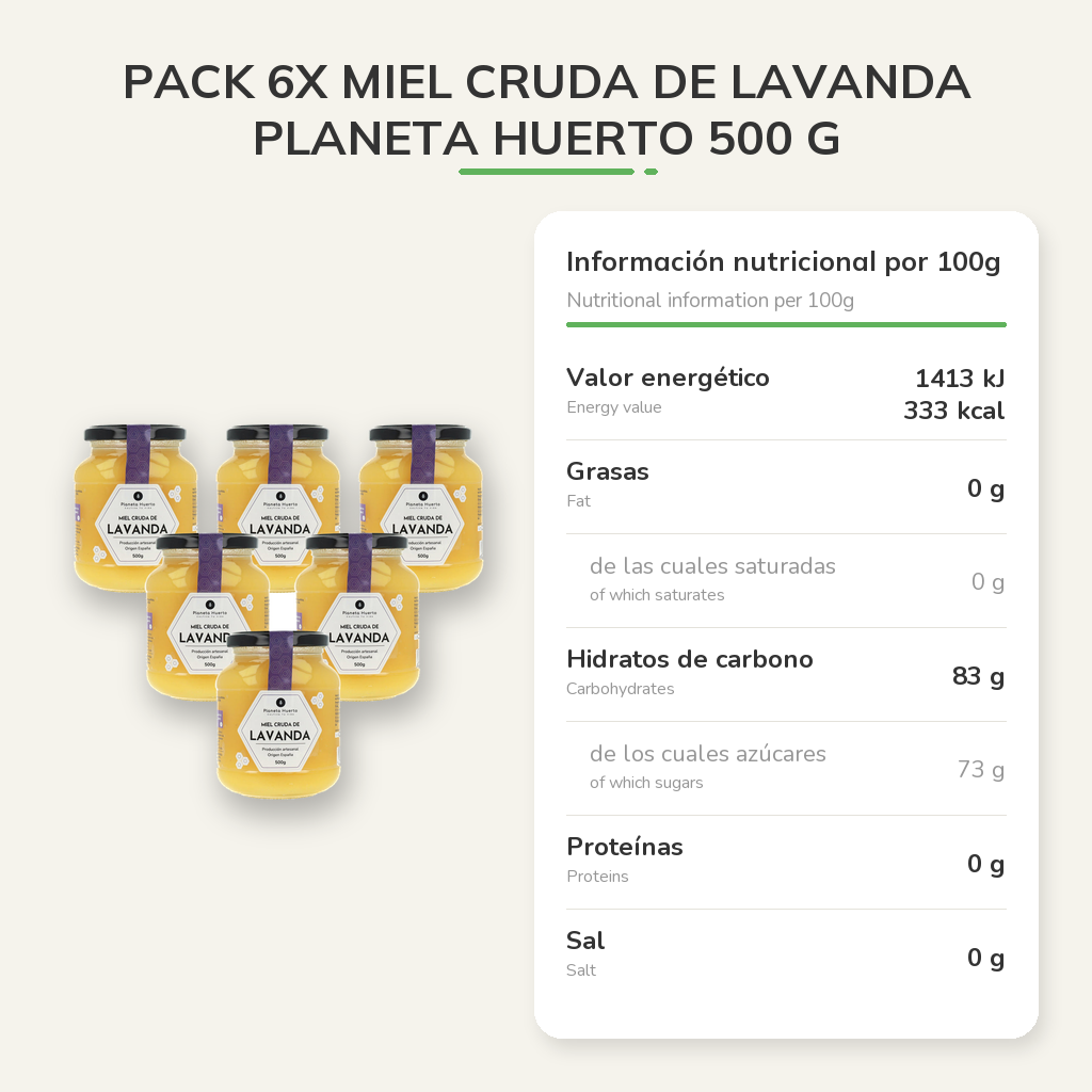 Información nutricional