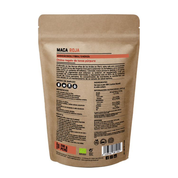 Maca Roja Bio Raw 1kg - Orgánica Superfoods_1
