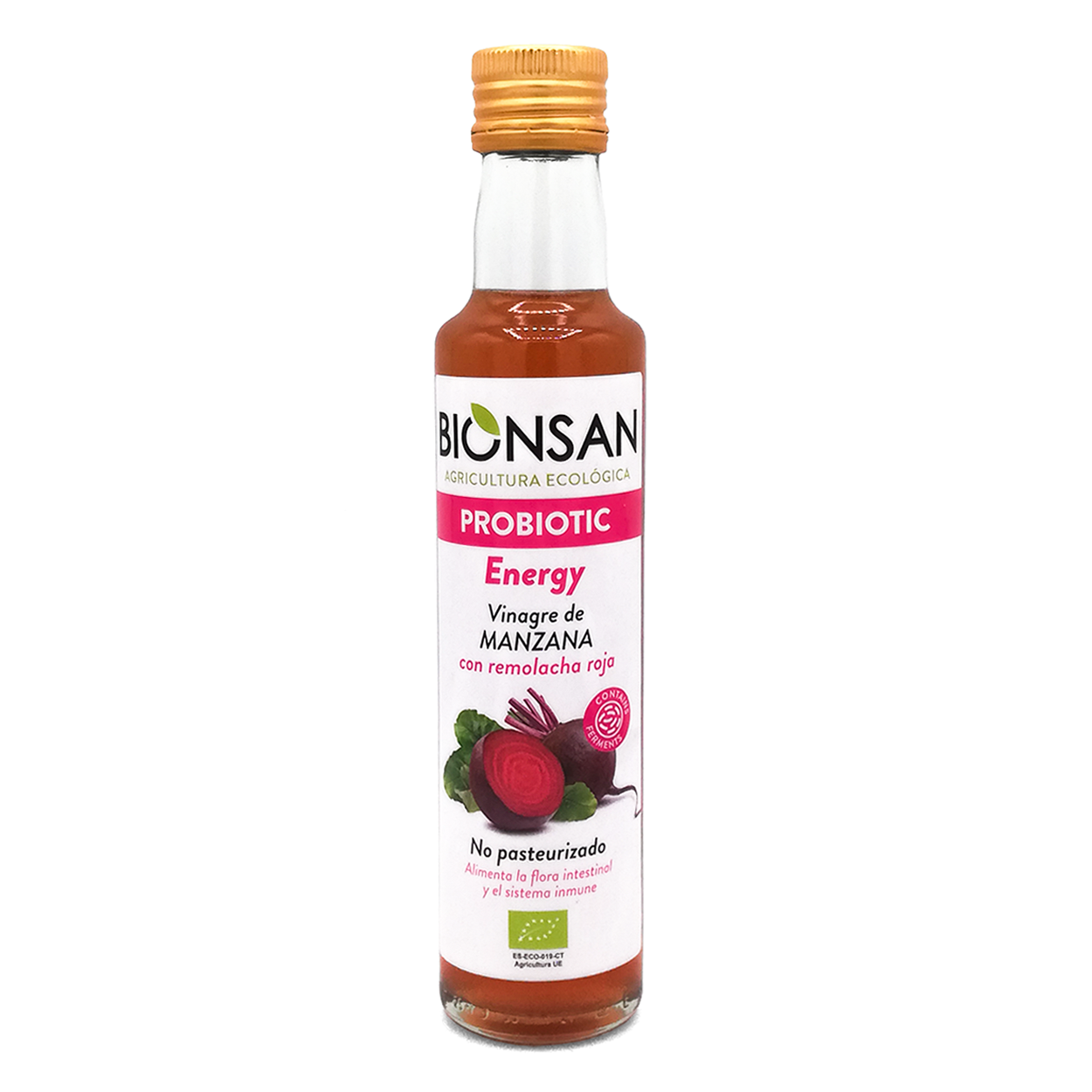 Pack 4 Vinagres De Manzana Con Remolacha Roja Eco Bionsan_1