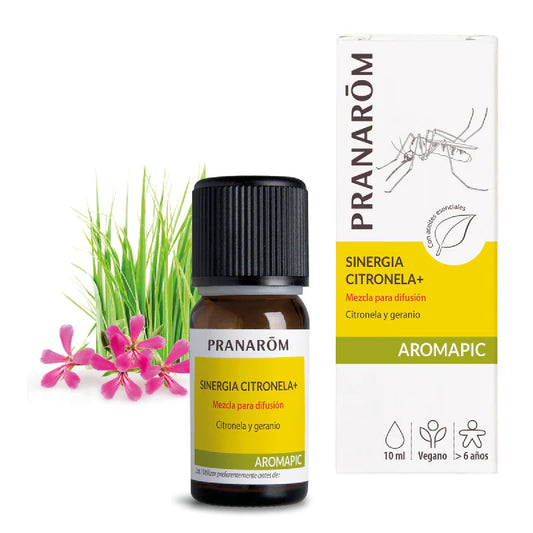 Mezcla para difusión con Citronela y Geranio BIO Pranarôm 10 ml