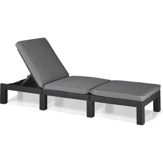 TUMBONA DAYTONA DELUXE 195 x 65 x 25 cm - Varios colores Capuchino