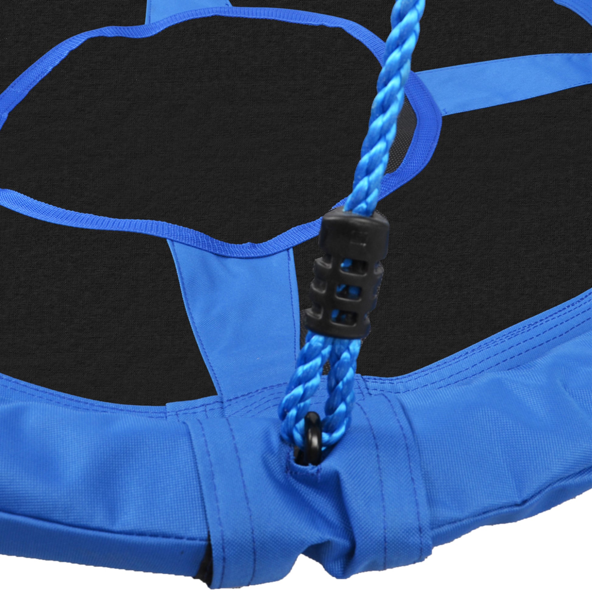 Homcom Columpio Nido Grande Infantil Desmontable Para Jardín Ø100x180 Cm Azul_4