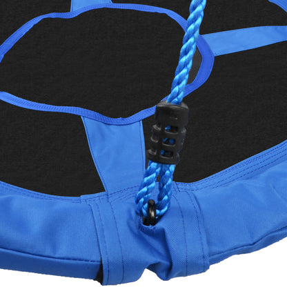 Homcom Columpio Nido Grande Infantil Desmontable Para Jardín Ø100x180 Cm Azul_4