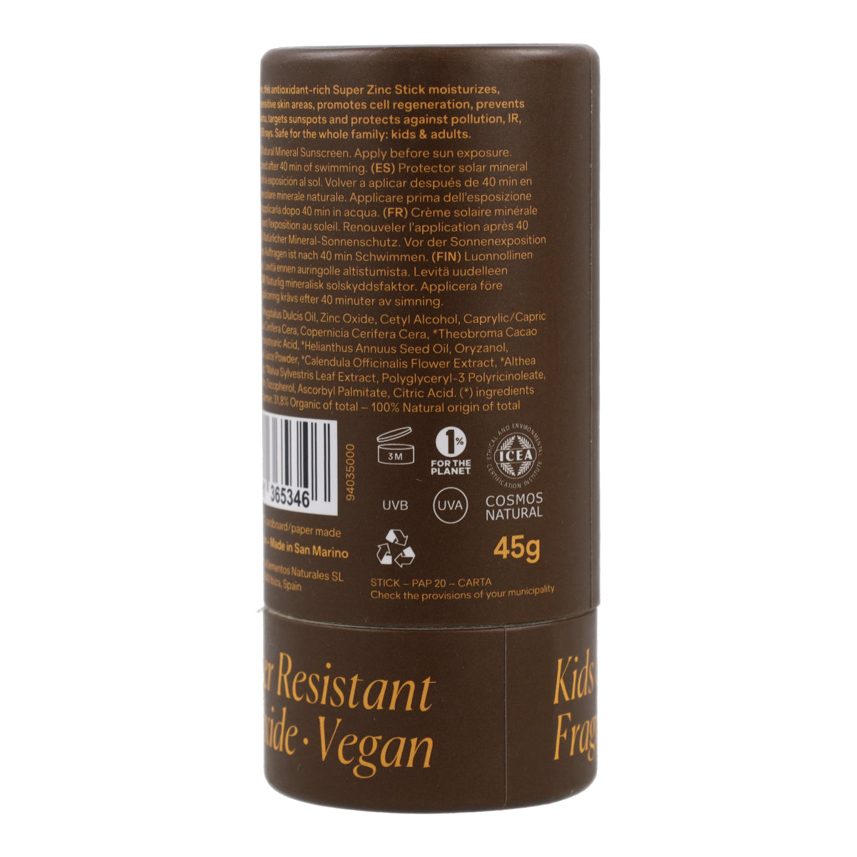 Stick Solar SPF30 Sol de Ibiza. BIO. Barra de 45 g