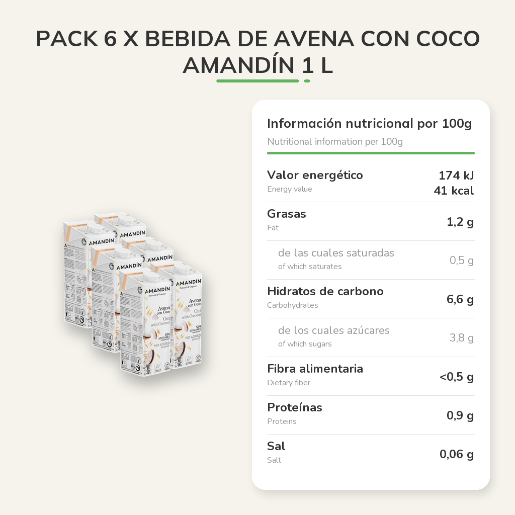 Información nutricional
