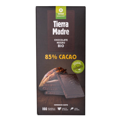Tableta De Chocolate Negro 85% Bio Tierra Madre 100 g