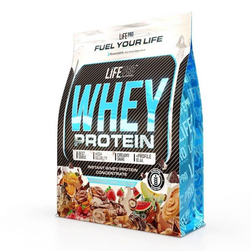 Whey Protein - 2kg - Fresa Banana - Proteina De Suero Whey - Lifepro_0