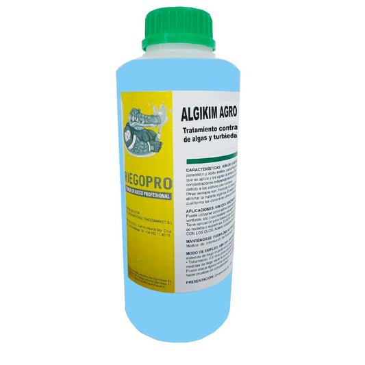 Riegopro Algikim-agro Ne. Tratamiento Contra Proliferación De Algas Y Turbiedades - 1l_0
