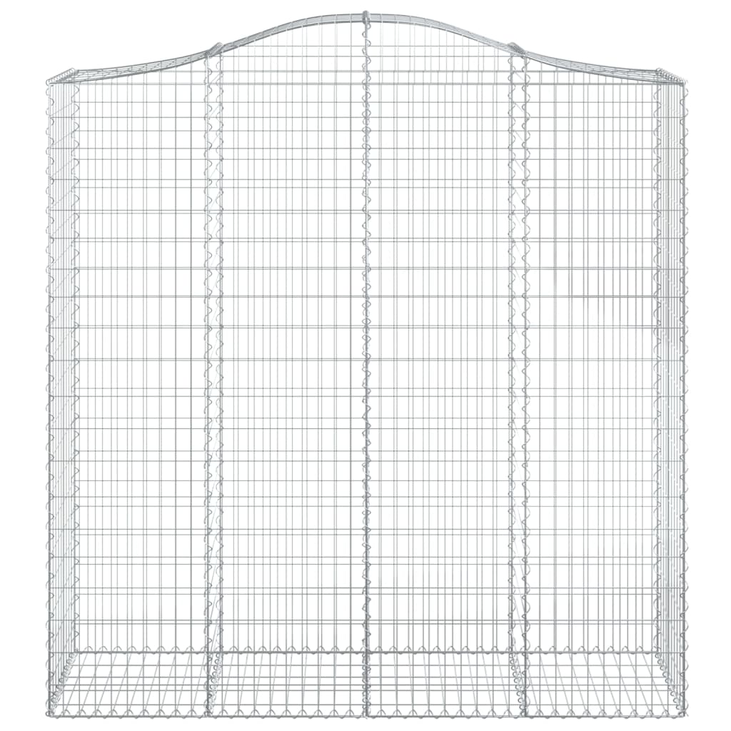 Cestas De Gaviones 4 Uds Forma De Arco Hierro 200x50x200/220 Cm_3