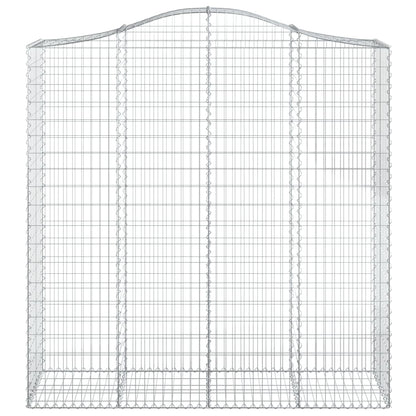 Cestas De Gaviones 4 Uds Forma De Arco Hierro 200x50x200/220 Cm_3