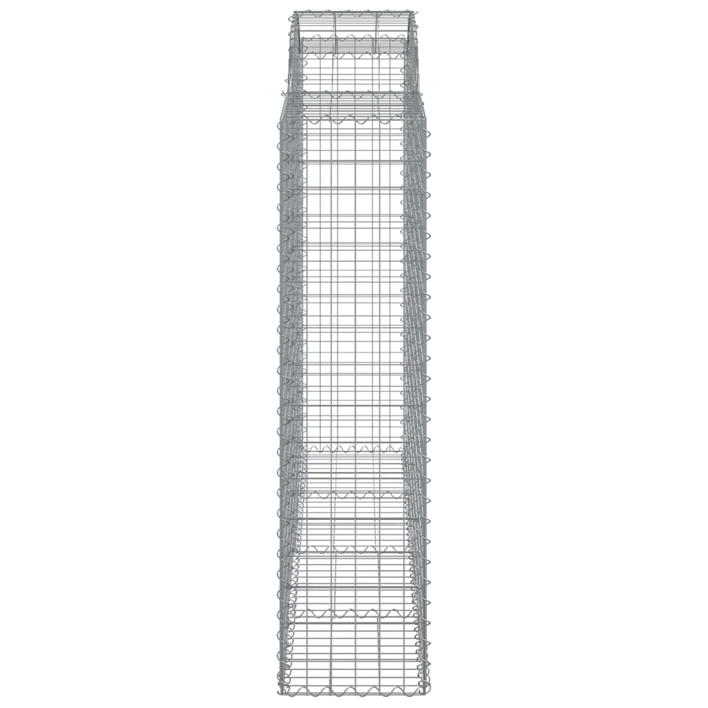 Cestas De Gaviones 7 Uds Forma De Arco Hierro 200x50x160/180 Cm_4