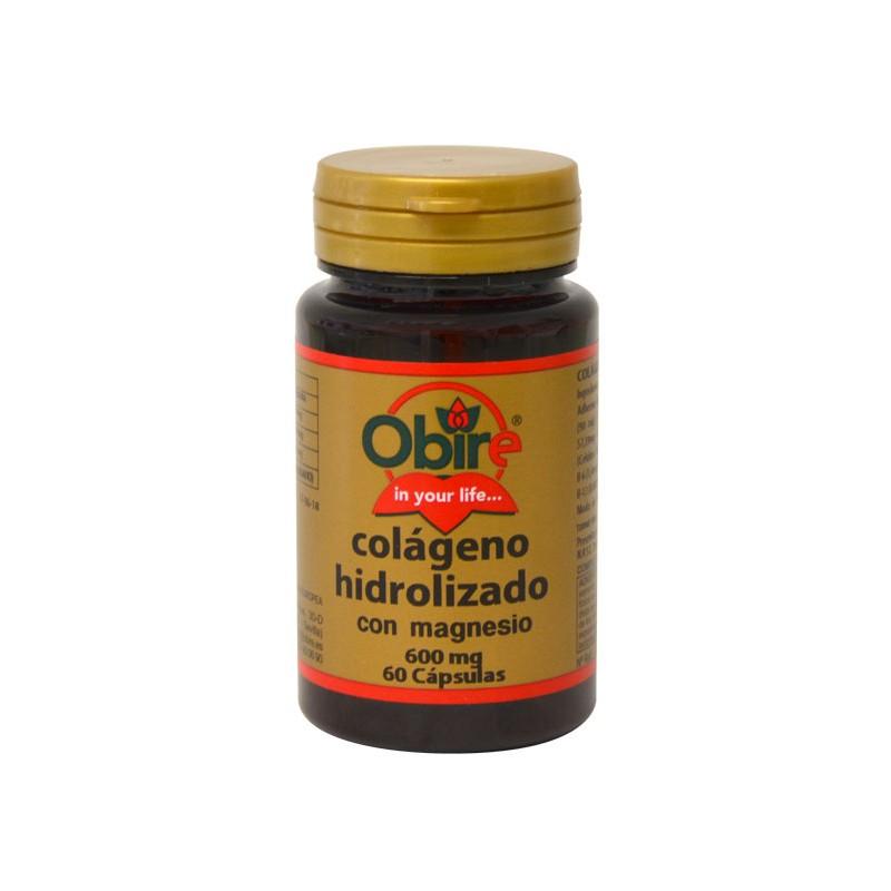 Colágeno marino hidrolizado con Magnesio Obire, 60 cápsulas