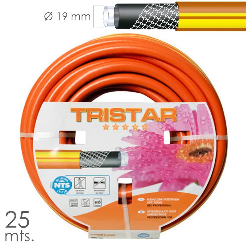 Manguera Tricotado No Torsion 19 Mm. - 3/4 Rollo 25 Metros_0